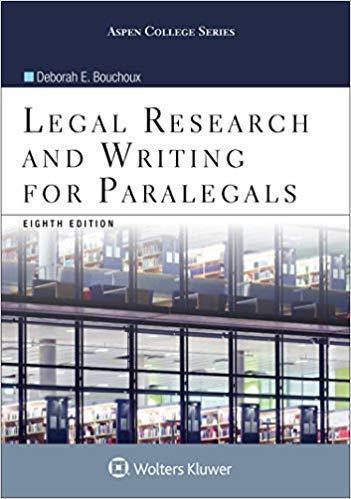 legal research and writing for paralegals 8th edition pdf free